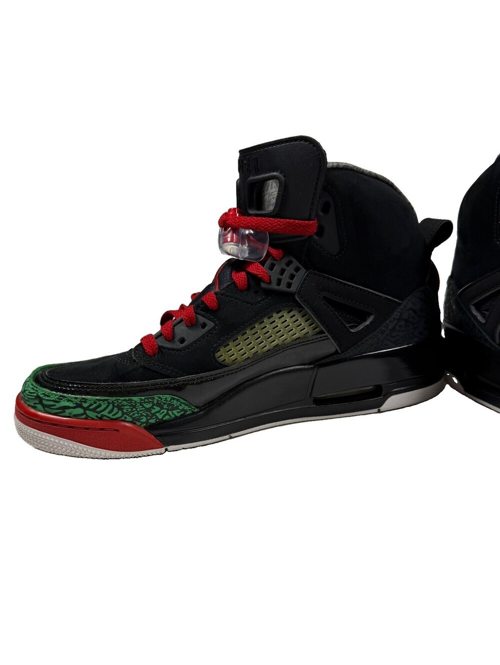 Nike Air Jordan Spizike OG 2017 Black/Red/Green Men’s 10 High Top 315371-026 - Picture 3 of 12